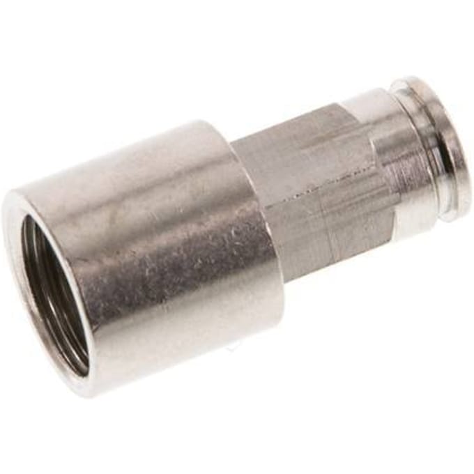 6mm x G1/4'' Messing Insteekfitting Binnendraad NBR [2 Stuks]