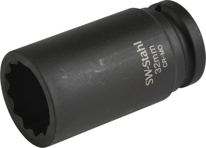 SW-Stahl 10186L-32 aandrijfasmoer 3/4", 32 mm, voor Passat