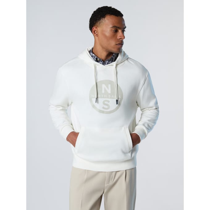 North Sails Hoodie Met maxi logo print
