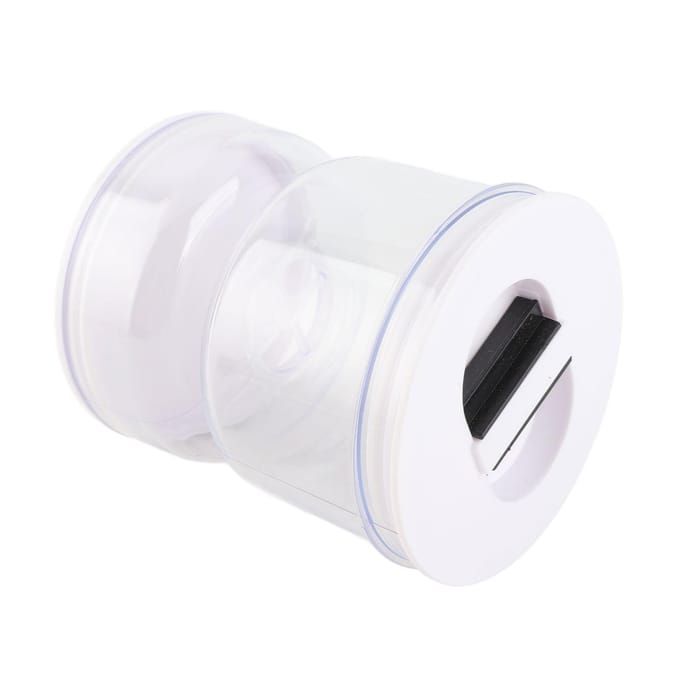 Zandloper Pickle Pot Sapseparator Van Nat en Droog Lekdicht Ondersteboven Olijven Voedselcontainer white