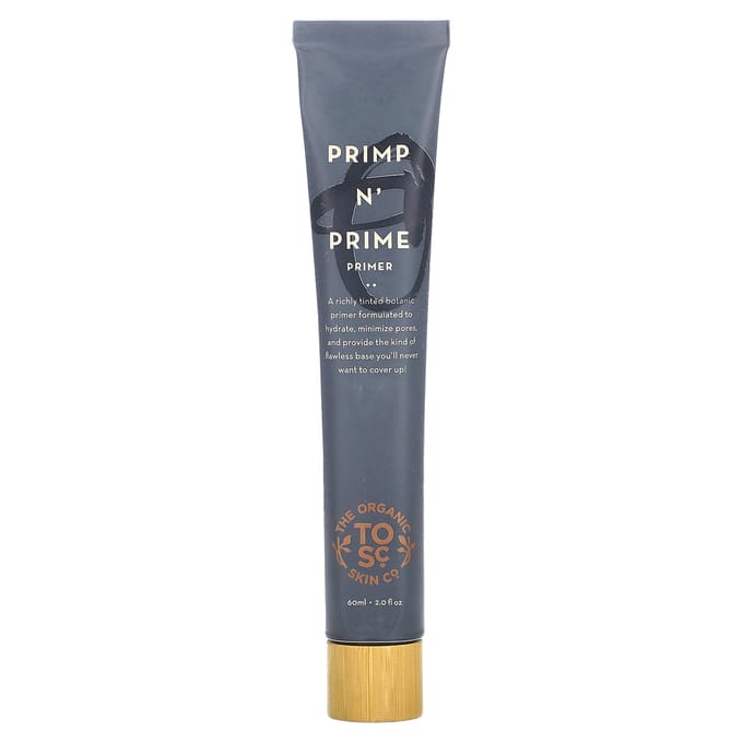 Base de teint Prim and Prime de The Organic Skin Co., Sunkissed, 2 fl oz (60 ml) gray