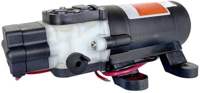 Thuys – Waterpomp 12V – Dompelpomp 12 Volt – 17cm x 10cm x 7cm – Zwart