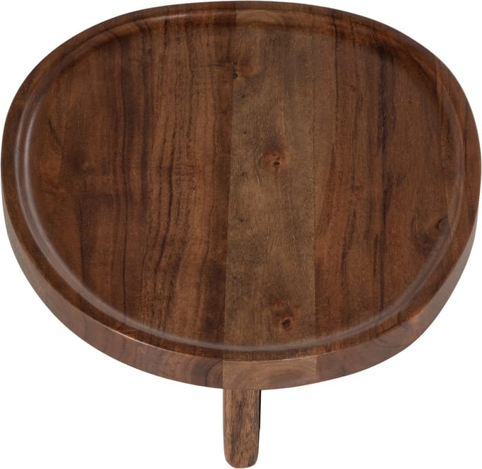 WOOOD Naro Bijzettafel - Acaciahout - Bruin - 34x40x18