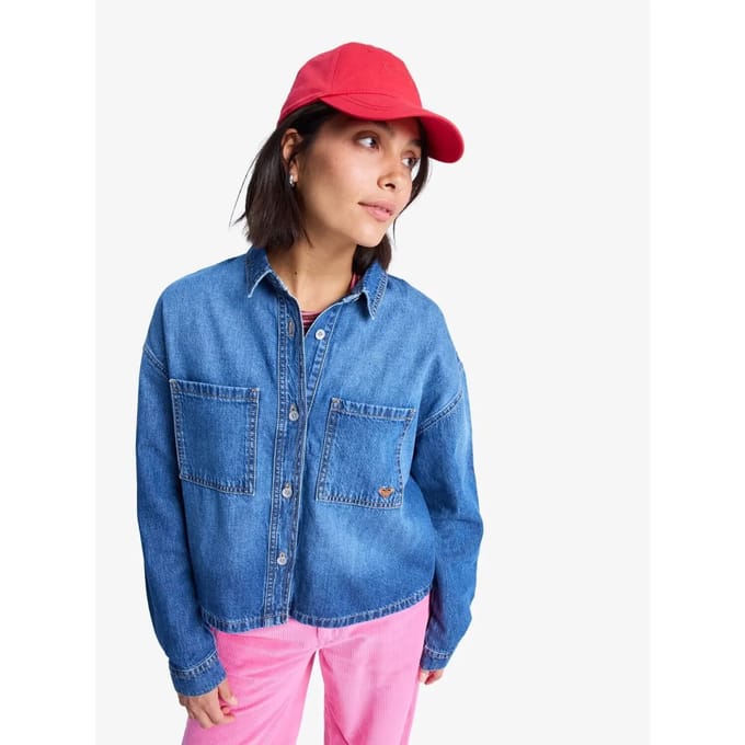 Roxy Another Reflect Overhemd Met Lange Mouwen Blauw L Vrouw