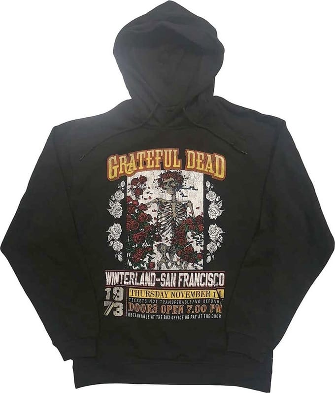 Grateful Dead - San Francisco Hoodie/trui - Eco - M - Zwart