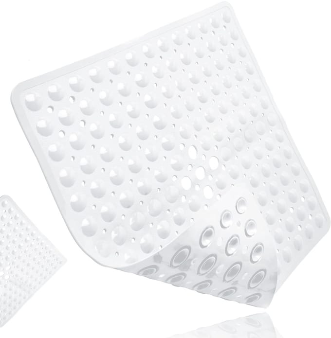 53 x 53 cm douchemat, antislip, douchemat, antislipmat met zuignappen, antislipmat voor douche, massage douchemat, antislip, pvc-douchemat