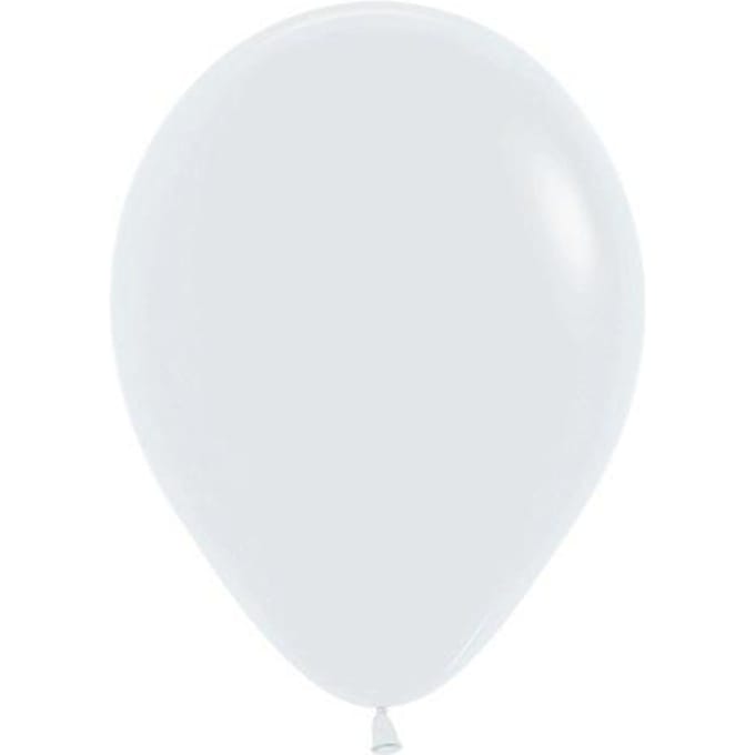 Sempertex Ballonnen Fashion White | 50 stuk | 5 inch | 13cm