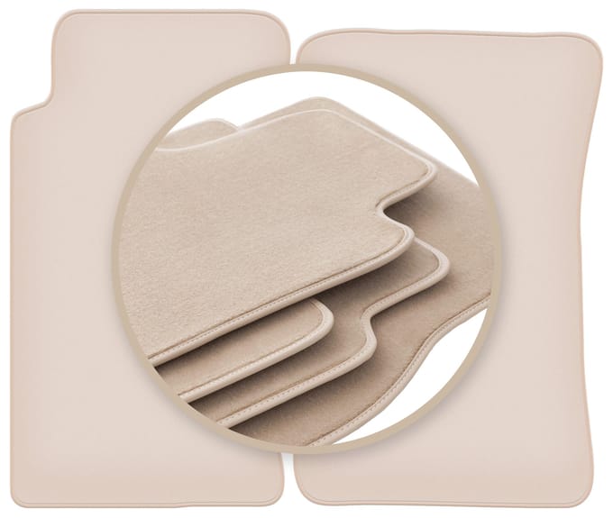 PREMIUM beige matten voor: Mazda MX-5 I cabriolet 1989-1998