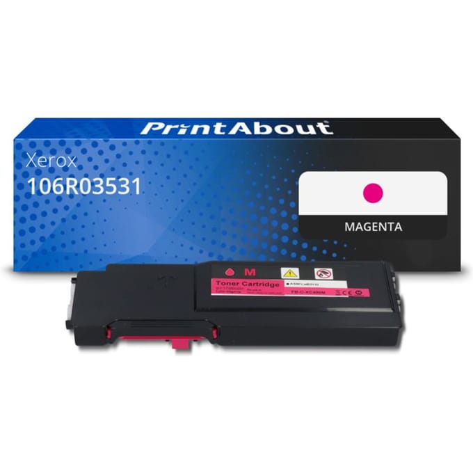 PrintAbout huismerk Toner 106R03531 Magenta Geschikt voor Xerox