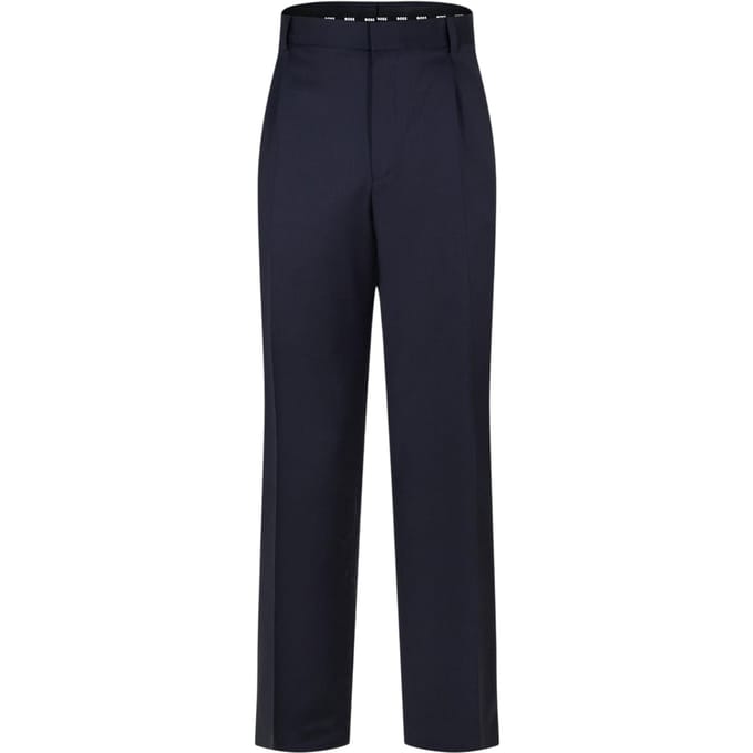 Boss Rechte broek heren (Donkerblauw)
