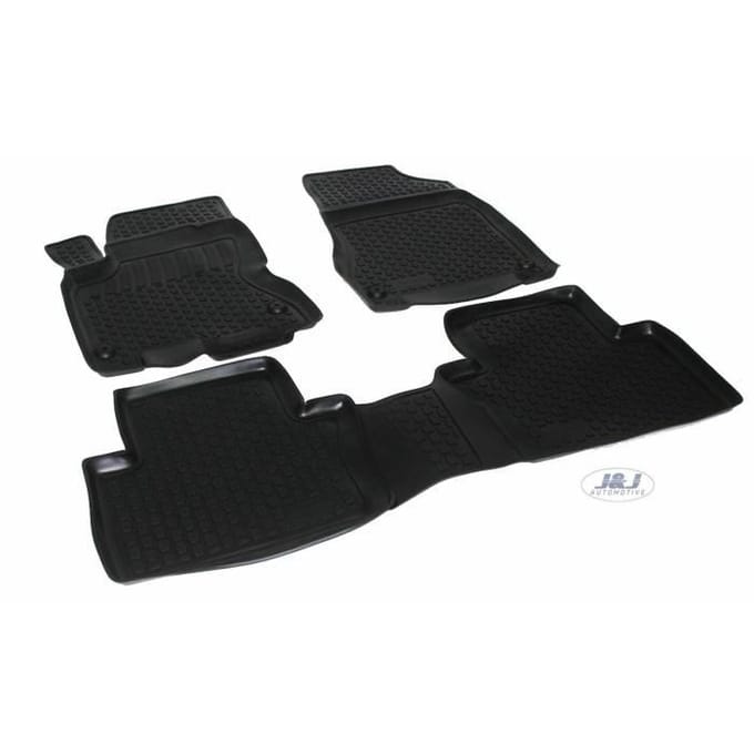 J&amp;j automotive | tapis de sol en caoutchouc 3d exclusive pour renault koleos 2008-2016 zwart