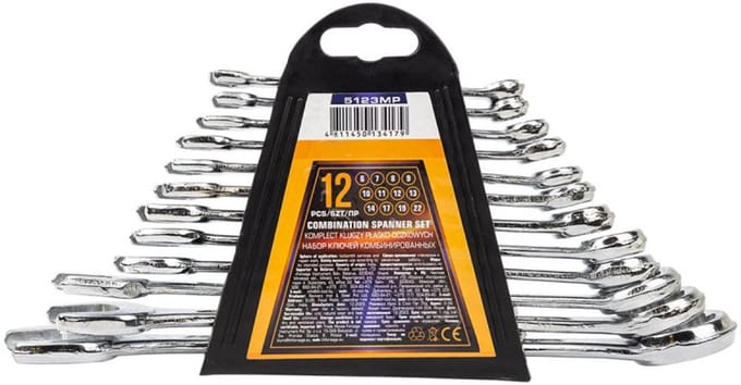 MegaTools MT-5123MP Serie - Ringsleutelset - 6-22mm - 12 Stuks
