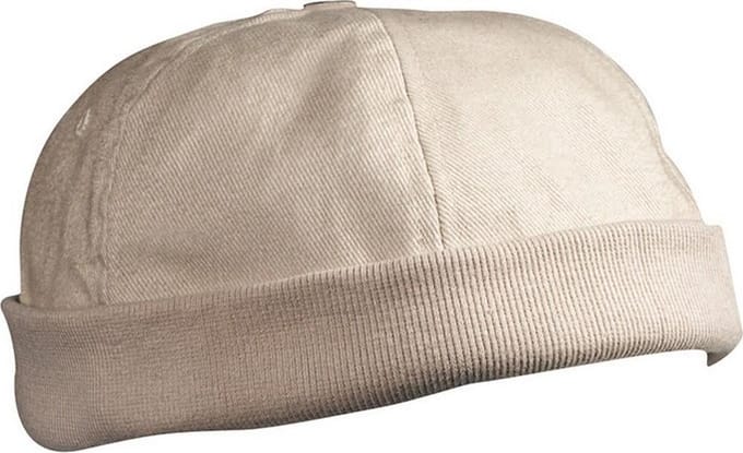 Myrtle Beach - Unisex Chef Muts met 6 Panelen (Beige)