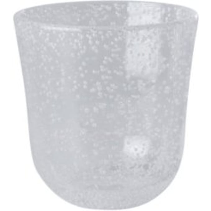 Rice bubble acryl beker large wit