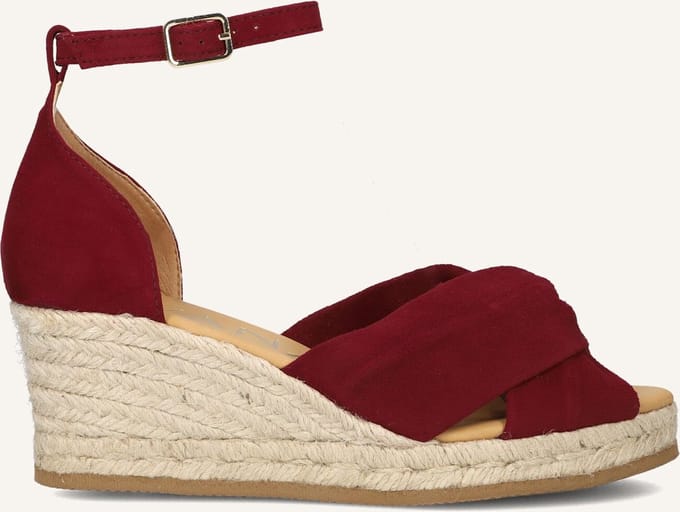 AYANA Omo26yu947 Espadrilles - Met Sleehak - Dames - Rood - Maat 41