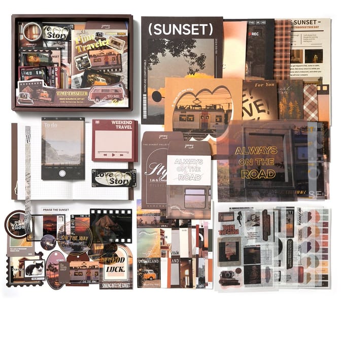 SIMNO® Bullet journal set A6 - 195-delig - Time Traveler