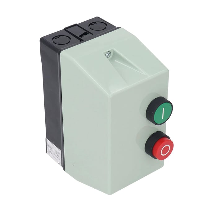 Magnetische Elektrische Motorstarter IP55 Waterdicht Motor Start Controleschakelaar Eenfase 220 230V wit