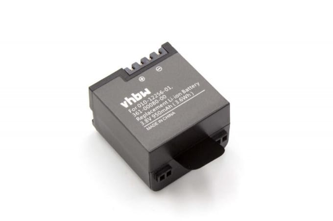 VHBW Camera accu compatibel met Garmin VIRB X, VIRB X Compact en VIRB XE / 980 mAh