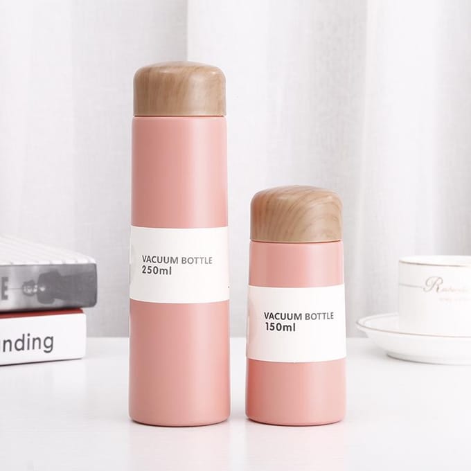 150ml Mini Pocket Thermos Waterfles Draagbare RVS Vacuümfles met Thee-infuser Thermos Rechte Beker 150ml