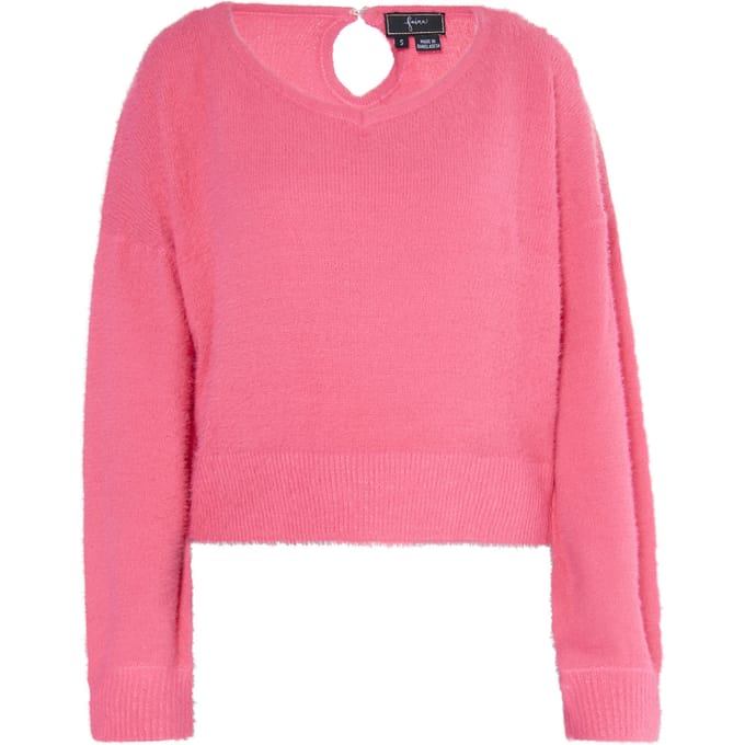 Faina Gebreide trui Dames roze