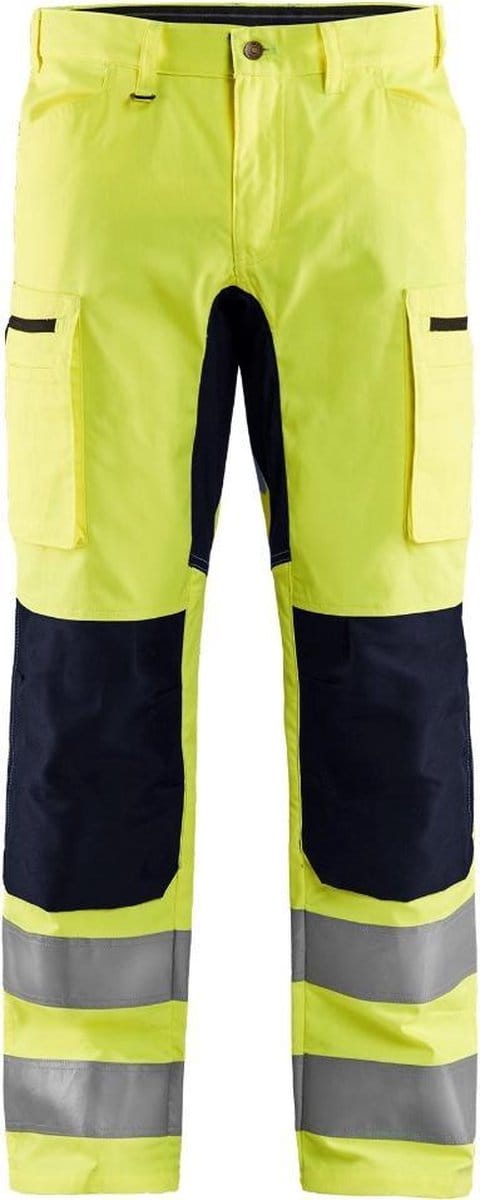Blaklader High Vis broek met stretch 1585-1811 - High Vis Geel/Zwart - D112