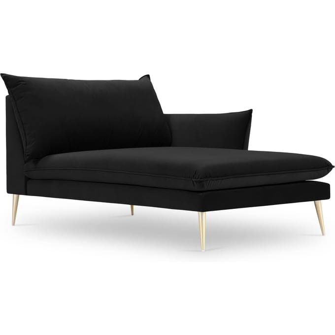 Chaise Longue Elio rechts velvet | Milo Casa