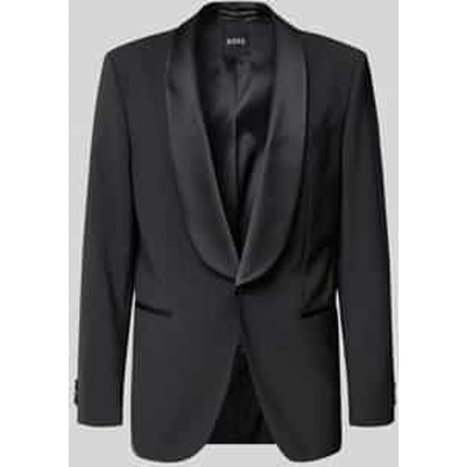 Regular fit smoking van scheerwolmix model 'JASPER TUX'