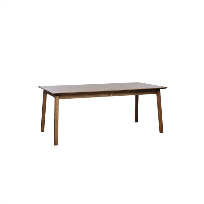 Giga Living Eettafel Bari - Donkerbruin - 95x190-290x75 cm