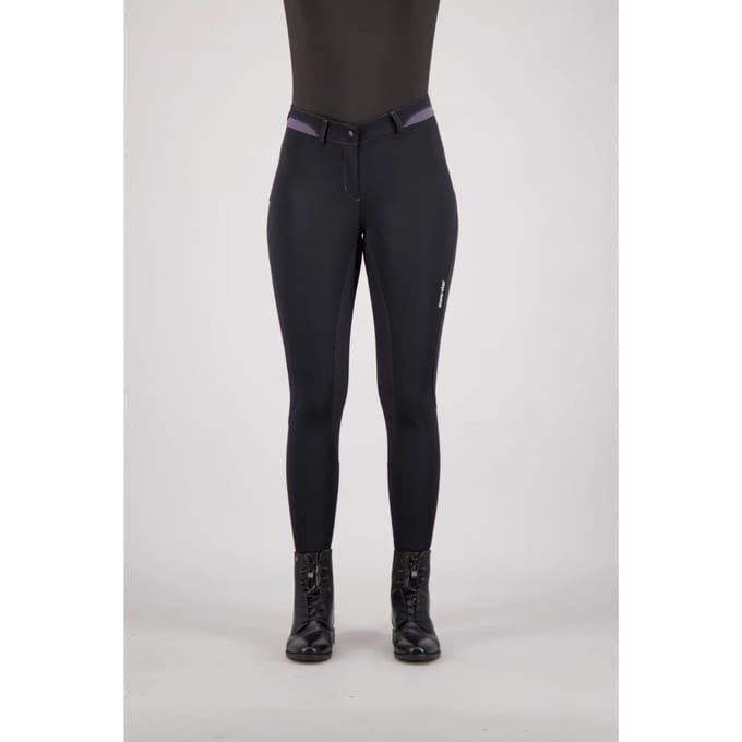 Euro-star Rijbroek  Equitation Queen Full Grip - Black - 40