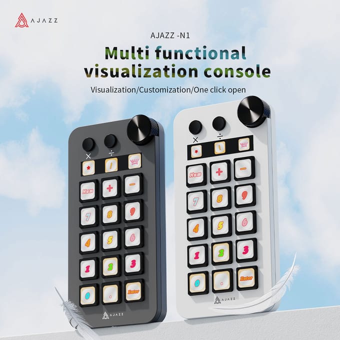 AJAZZ N1 Multifunctionele Visuele Besturingsconsole Visualisatie/Aanpassing/Eén-Klik Activering