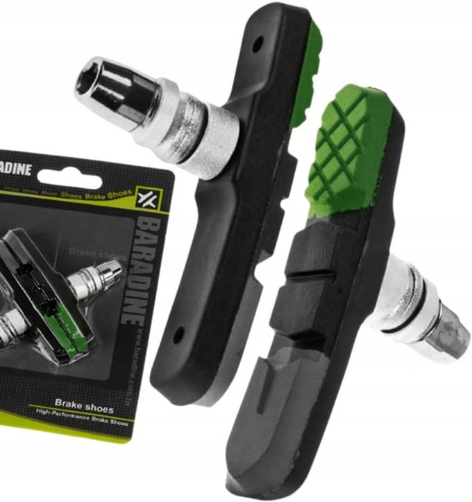Baradine 960V Serie - Remblokken - Groen - 72mm