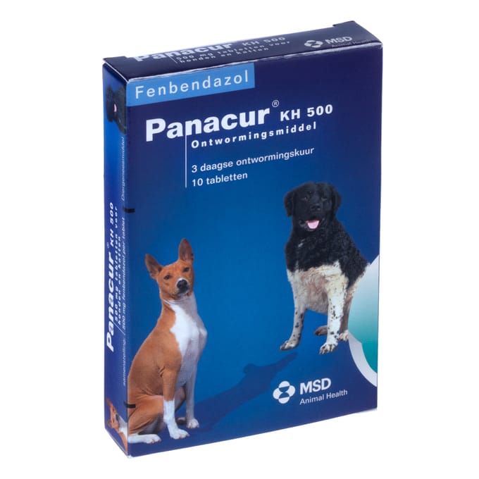 Panacur Ontworming - Middelgroot En Grote Hond - 10 Tabletten