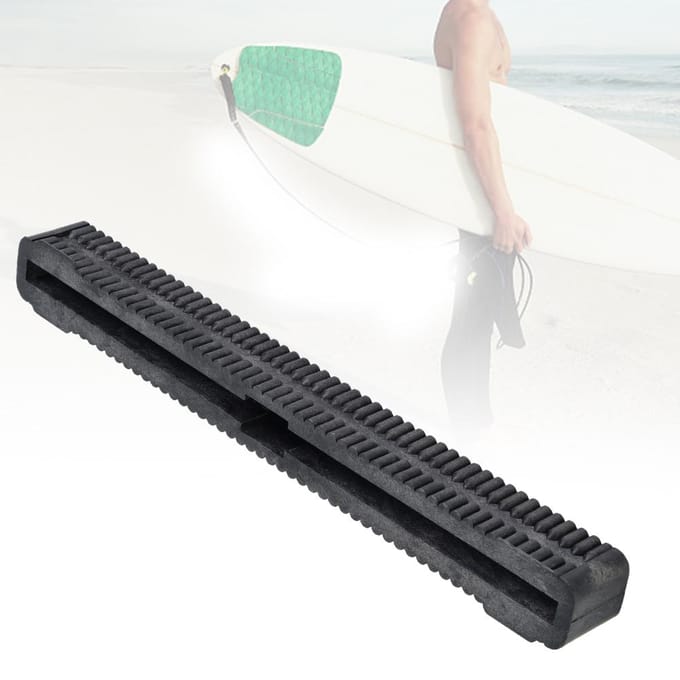 Universele 10 Inch Longboard Surfboard Enkele Centrale Staartvin Box Plug Houder black