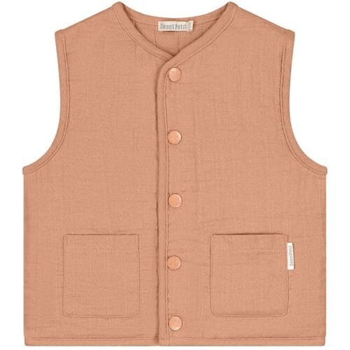 Sweet Petit peuter gilet Orange Brown 122/128 heren