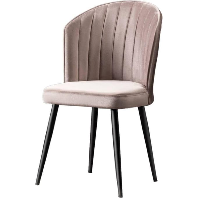 Set van 4 eetkamerstoelen Rubi velvet | Atelier Del Sofa