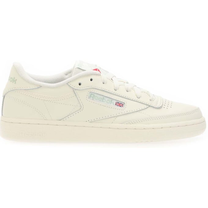 Reebok CLUB C 85 CHALK - CHALK - LGTSAG Dames Sneakers - chalk