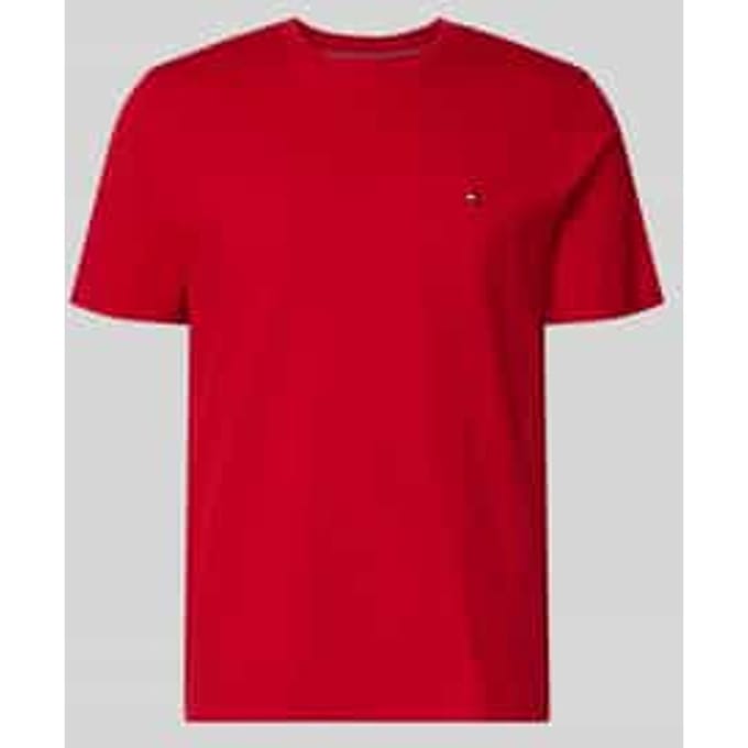 Regular fit T-shirt van puur katoen