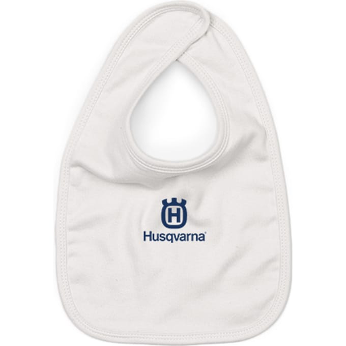 Husqvarna baby slabbertje met logo
