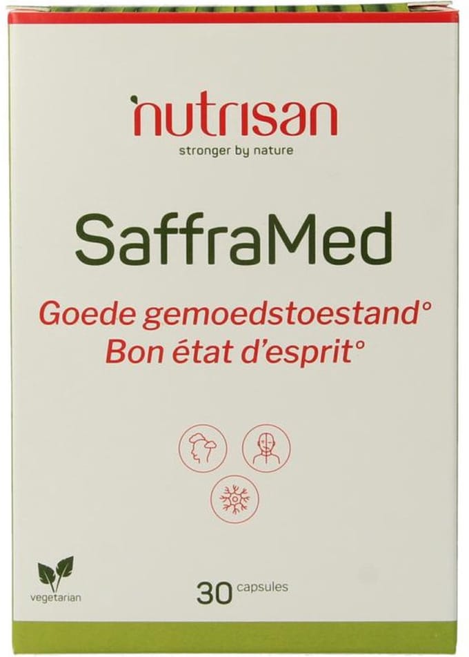 Nutrisan Safframed 30 Vegetarische capsules