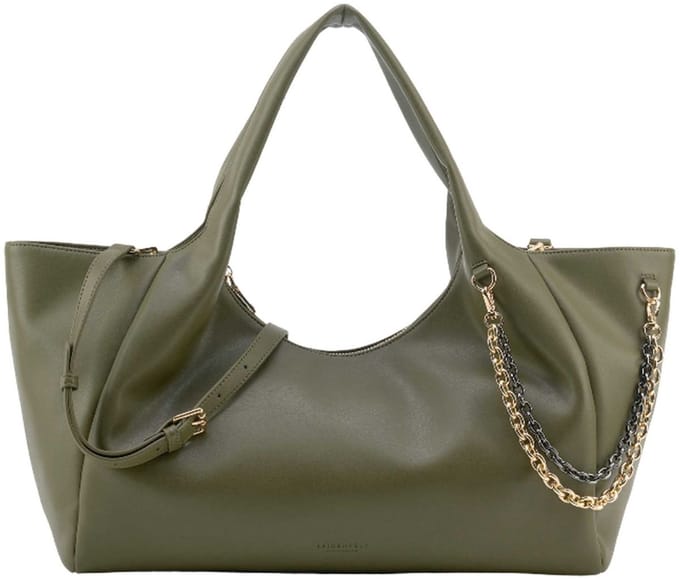 SEIDENFELT MANUFAKTUR schoudertas Lainio Shoulderbag Khaki kaki