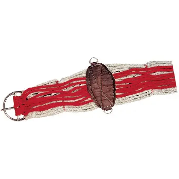 Hispano Hipica Texan Cotton And Leather Paardensingel Rood
