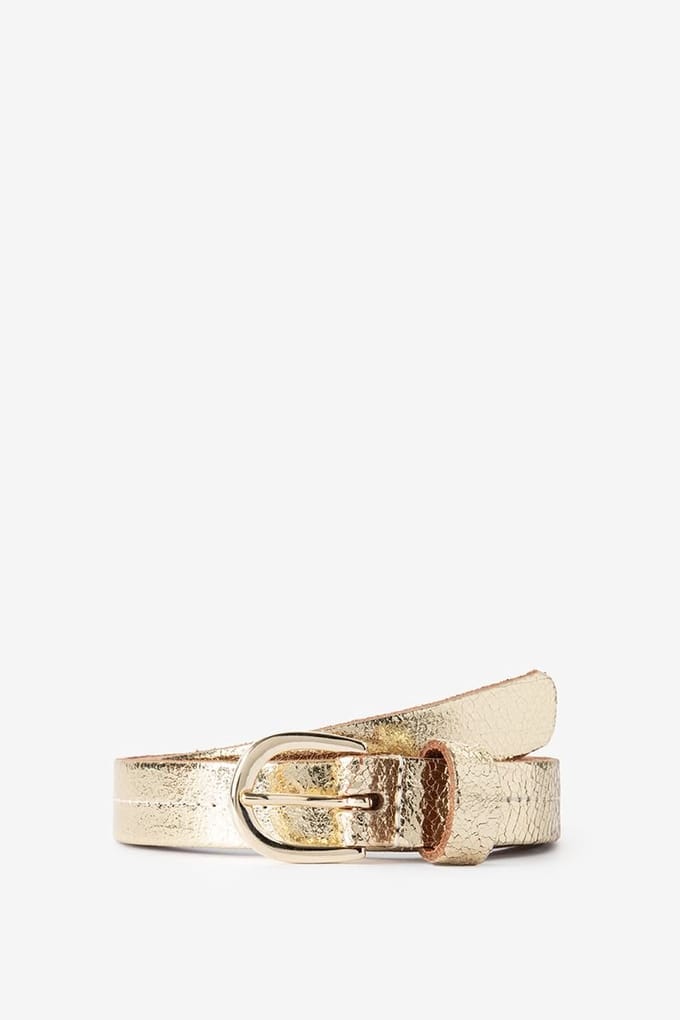 Sissy-Boy - Gouden riem met goudkleurige gesp - 85