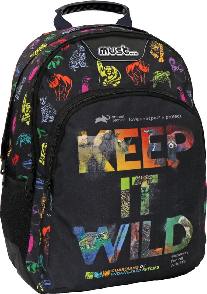 Animal Planet Rugzak Keep it Wild - 45 x 32 x 15 cm - Polyester