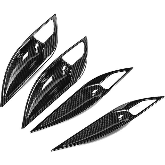 4 stuks Auto Interieur Deurklink Cover Trim ABS Past voor X1 E84 2011 2015 black