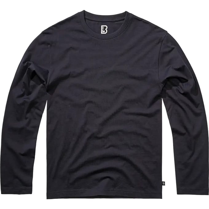 Brandit - Premium Longsleeve shirt - M - Donkerblauw