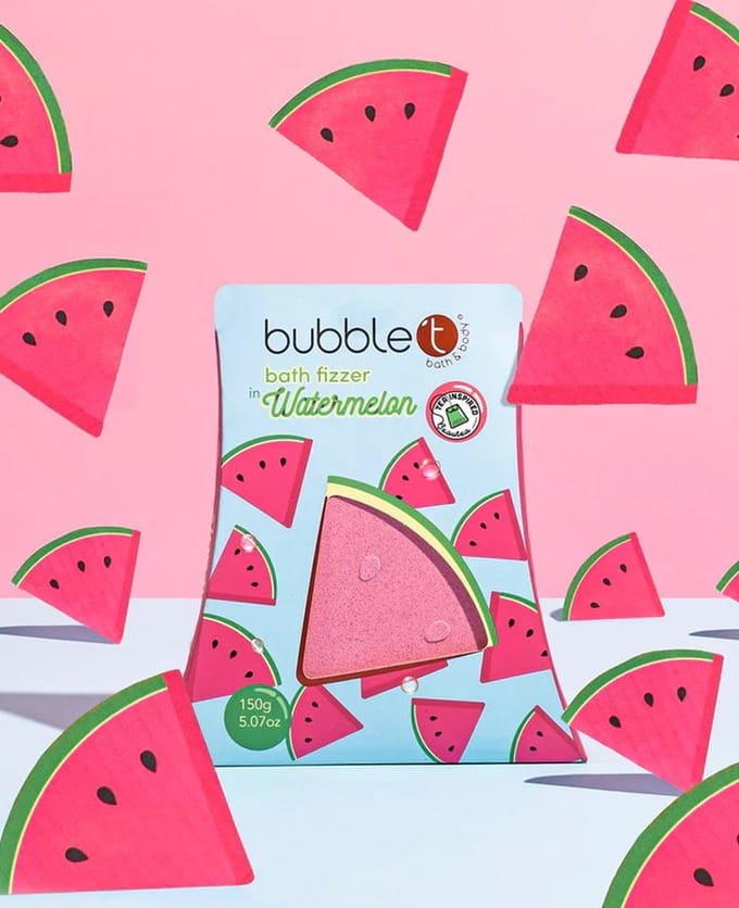 bath fizzer /watermelon/ bruisbal/ bad/