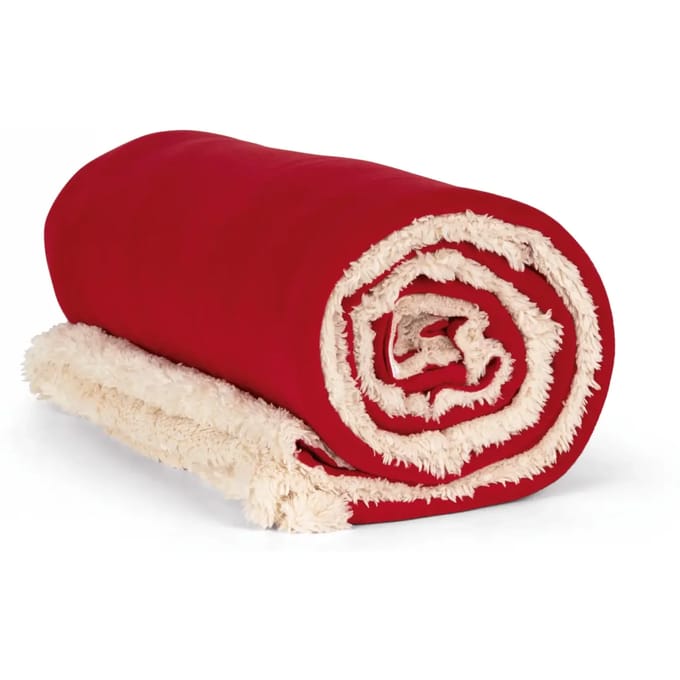 K-up Plaid van sherpa KP431 - Cherry Red - One size