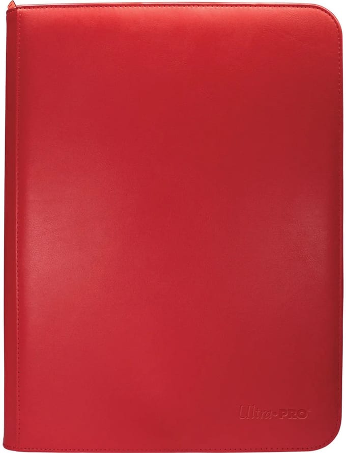 Ultra Pro Vivid 9-Pocket Zippered Pro Binder-Rood (Diversen) Nieuw