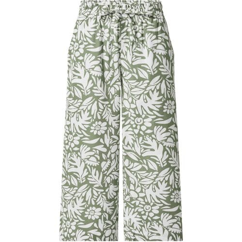ESMARA Dames broek met linnen (Print, S (36/38))