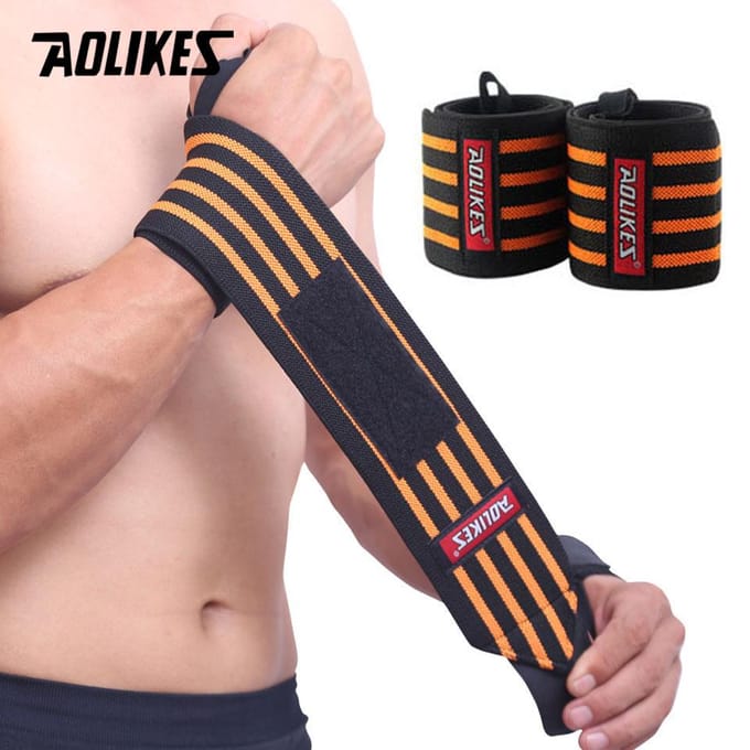Aolikes 1 Paar Polssteun Brace voor Gewichtheffen Sportschool Training Crossfit Powerlifting Polsbanden Wraps